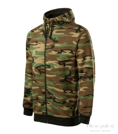 Felső férfi Camo Zipper MALFINI® C19