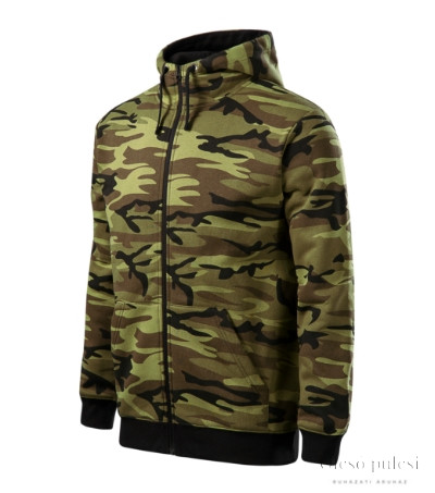 Felső férfi Camo Zipper MALFINI® C19