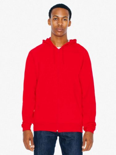 American Apparel AA5497 UNISEX CALIFORNIA FLEECE CIPZÁRAS KAPUCNIS PULÓVER S