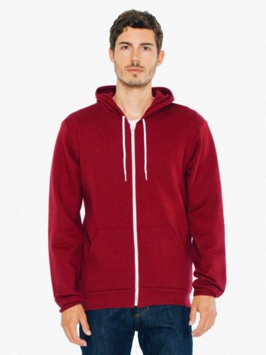 American Apparel AAF497 UNISEX FLEX FLEECE ZIP HOODIE S