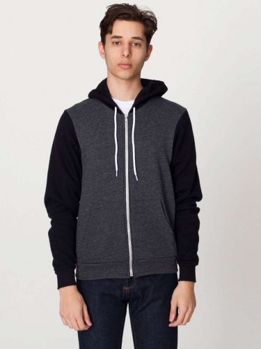 American Apparel AAF497 UNISEX FLEX FLEECE ZIP HOODIE S