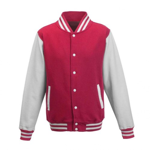 Just Hoods AWJH043 VARSITY JACKET XS