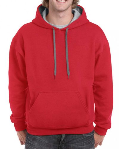 Gildan GI185C00 HEAVY BLEND™ ADULT CONTRAST HOODED SWEATSHIRT M