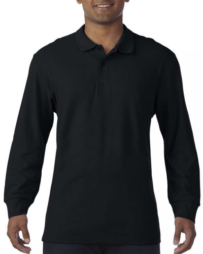 Gildan GI85900 PREMIUM COTTON® ADULT LONG SLEEVE DOUBLE PIQUÉ POLO 2XL