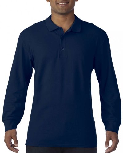 Gildan GI85900 PREMIUM COTTON® ADULT LONG SLEEVE DOUBLE PIQUÉ POLO 3XL