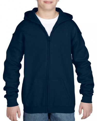 Gildan GIB18600 HEAVY BLEND™ YOUTH FULL ZIP HOODED SWEATSHIRT XS