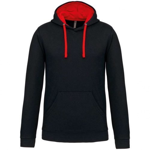 Kariban KA446 MEN'S CONTRAST HOODED SWEATSHIRT 3XL