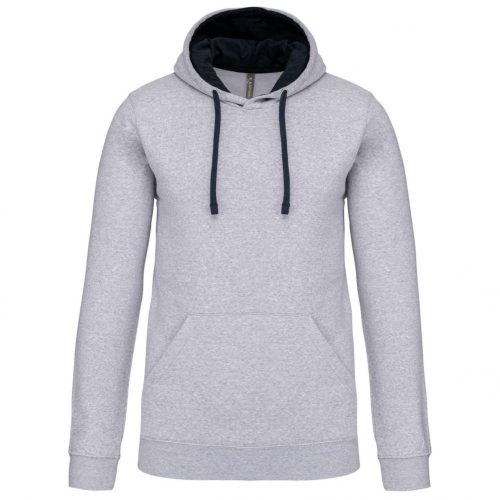 Kariban KA446 MEN'S CONTRAST HOODED SWEATSHIRT XS