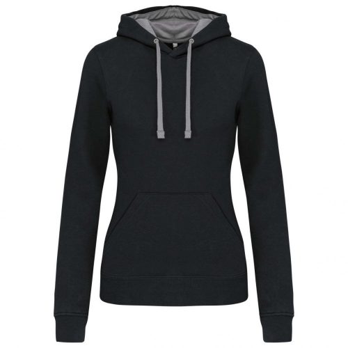 Kariban KA465 LADIES’ CONTRAST HOODED SWEATSHIRT XS