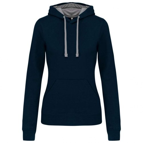 Kariban KA465 LADIES’ CONTRAST HOODED SWEATSHIRT 2XL