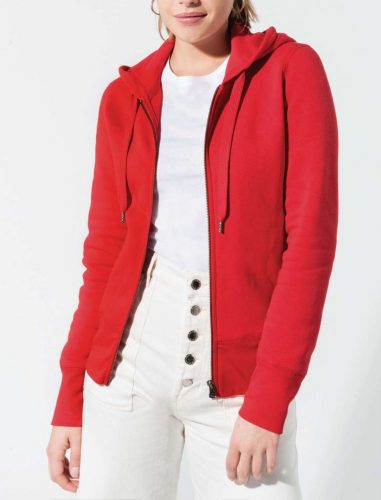 Kariban KA485 LADIES’ ORGANIC FULL ZIP HOODED SWEATSHIRT XS