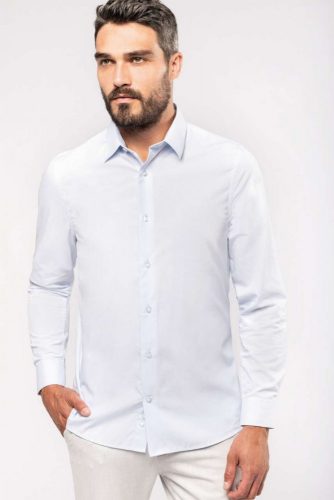 Kariban KA513 MEN’S LONG-SLEEVED COTTON POPLIN SHIRT L