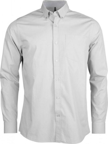 Kariban KA517 LONG-SLEEVED WASHED COTTON POPLIN SHIRT 2XL