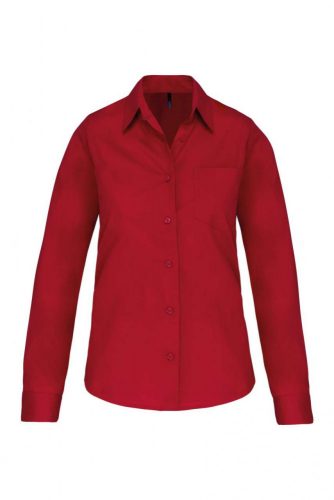 Kariban KA542 LADIES' LONG-SLEEVED COTTON POPLIN SHIRT L