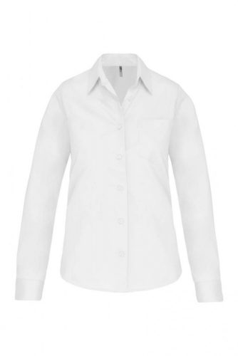 Kariban KA542 LADIES' LONG-SLEEVED COTTON POPLIN SHIRT L