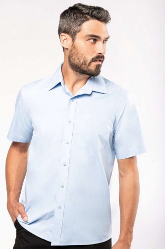 Kariban KA543 MEN'S SHORT-SLEEVED COTTON POPLIN SHIRT 2XL