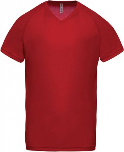 Proact PA476 MEN’S V-NECK SHORT SLEEVE SPORTS T-SHIRT XS