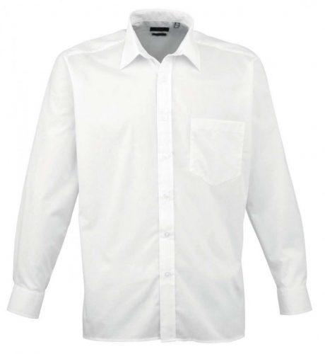 Premier PR200 MEN'S LONG SLEEVE POPLIN SHIRT 5XL