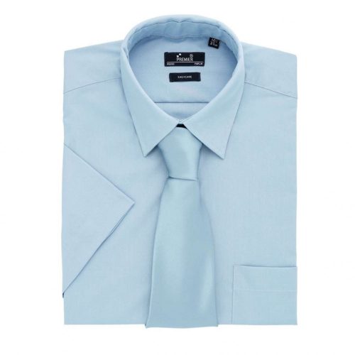 Premier PR202 MEN'S SHORT SLEEVE POPLIN SHIRT L