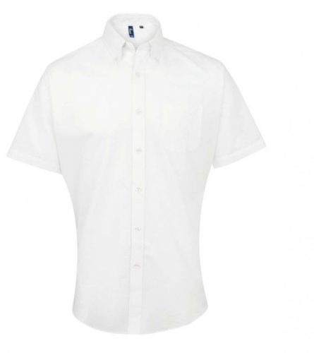 Premier PR236 MEN’S SHORT SLEEVE SIGNATURE OXFORD SHIRT 2XL