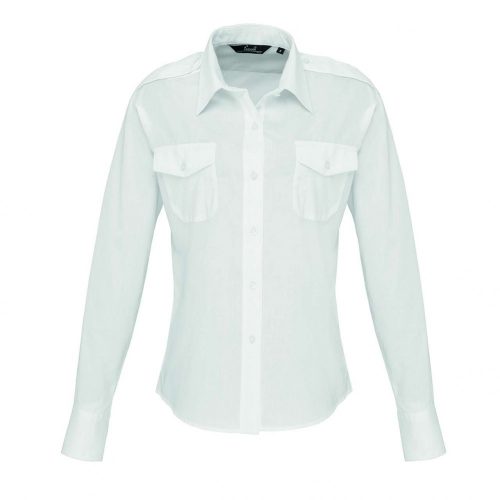 Premier PR310 WOMEN'S LONG SLEEVE PILOT SHIRT 2XL