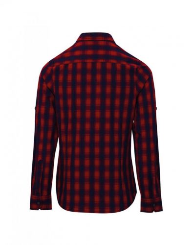 Premier PR350 'MULLIGAN' CHECK - WOMEN'S LONG SLEEVE COTTON SHIRT XS