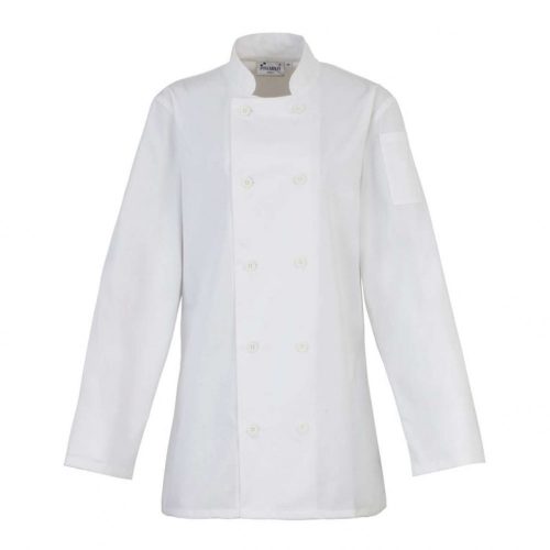 Premier PR671 LADIES’ LONG SLEEVE CHEF’S JACKET 2XL