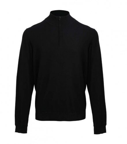 Premier PR695 MEN'S QUARTER-ZIP KNITTED SWEATER XS