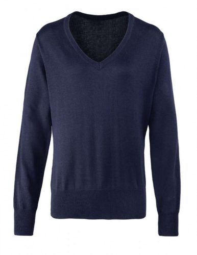 Premier PR696 WOMEN'S KNITTED V-NECK SWEATER L