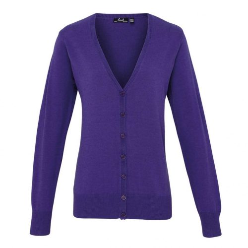 Premier PR697 WOMEN'S BUTTON-THROUGH KNITTED CARDIGAN 2XL