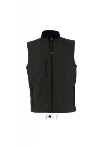 SOL'S SO46601 SOL'S RALLYE MEN - SLEEVELESS SOFTSHELL JACKET 3XL